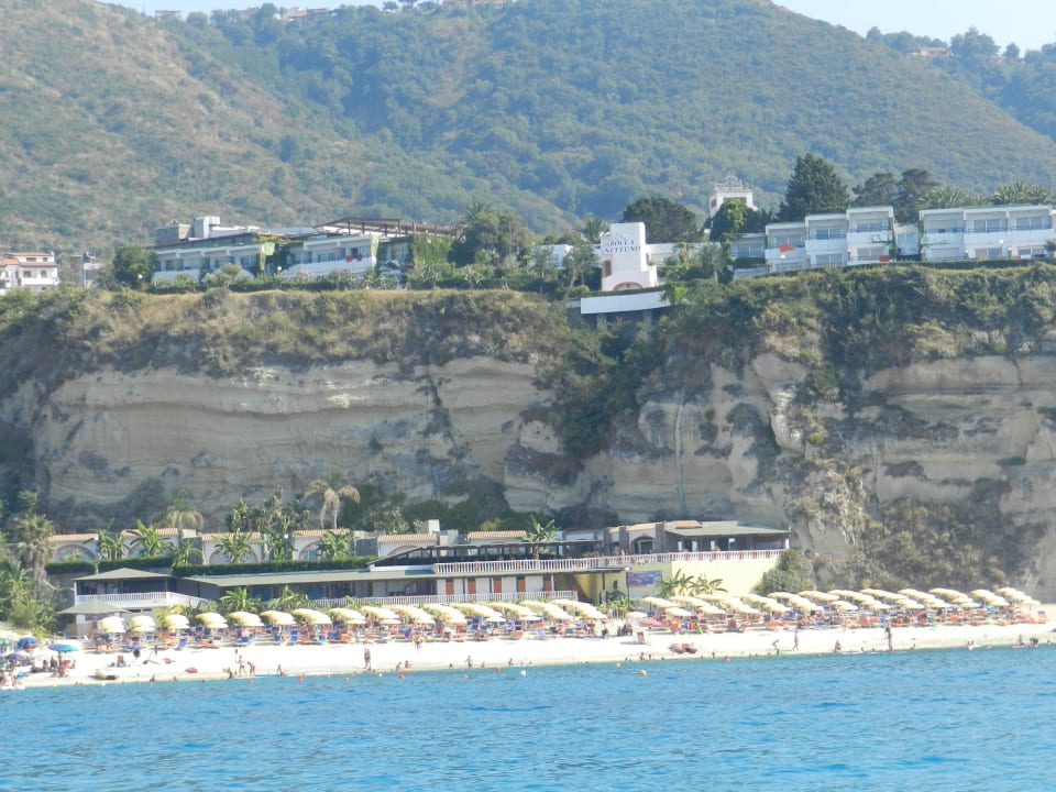 Sicht vom Tretboot Aldiana Club Rocca Nettuno Calabria