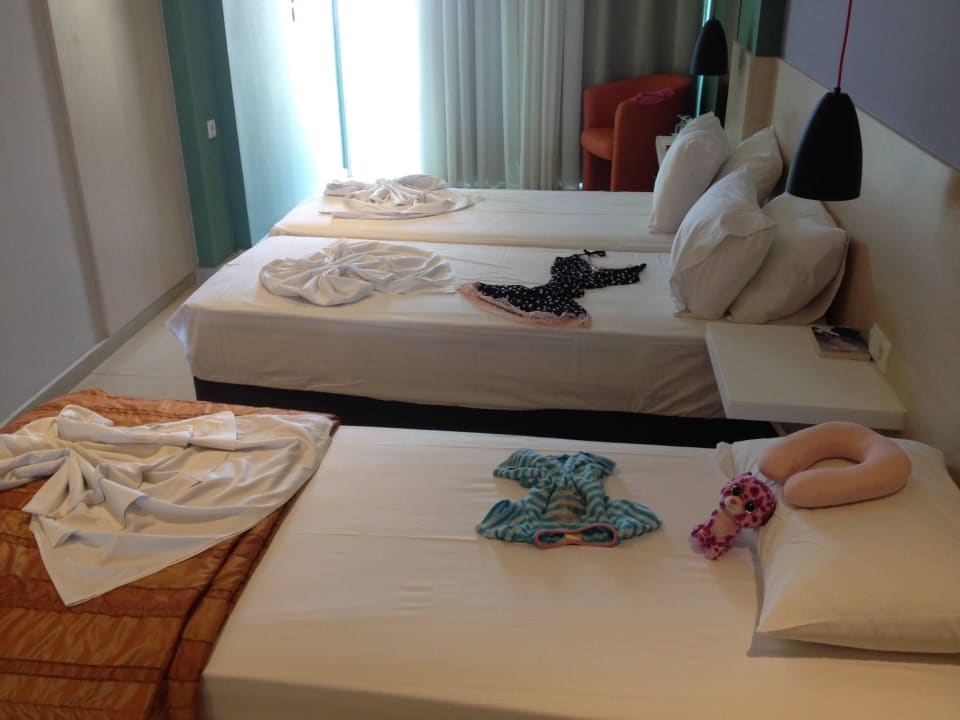 Unser Zimmer nach der Reinigung Hotel Corissia Princess