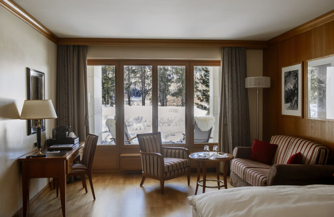 Zimmer Grand Hotel Kronenhof Pontresina