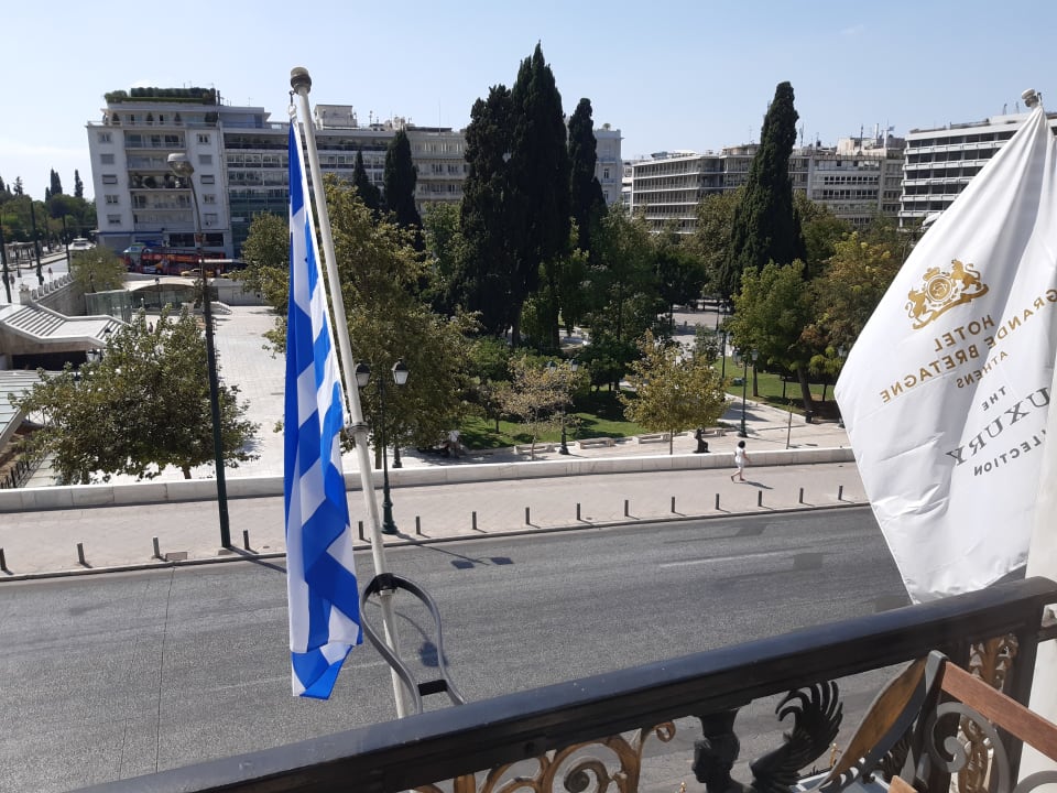 Ausblick Hotel Grande Bretagne