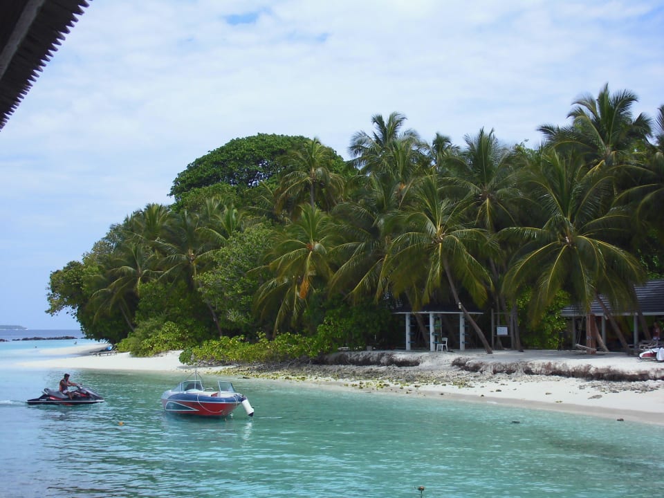 Blick vom Landesteg Royal Island