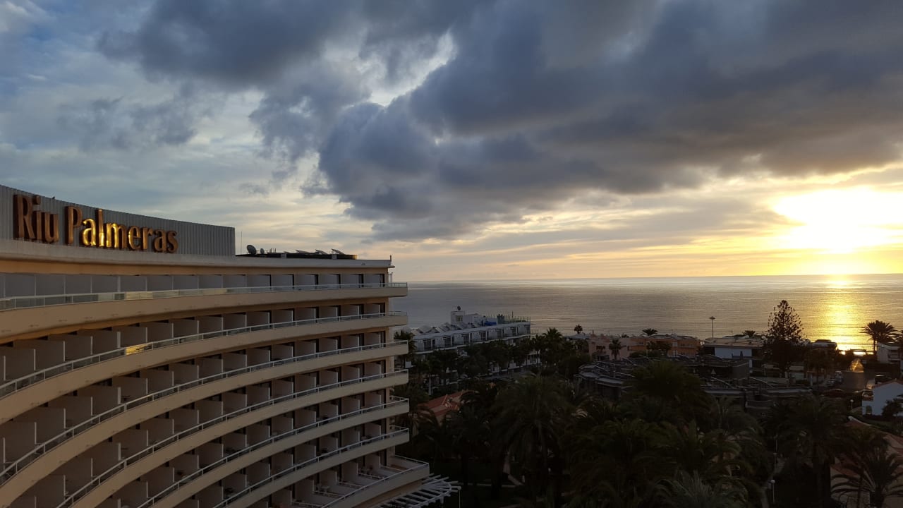 Sonnenaufgang am 11.Dez.2017 Hotel Riu Palace Palmeras