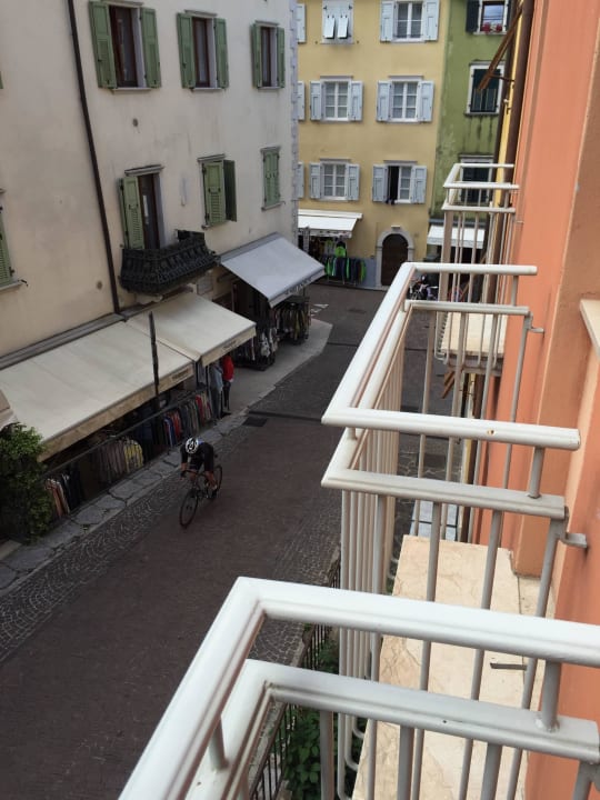 Ausblick vom Balkon Hotel Centrale