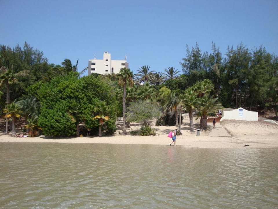 Parkanlage bei Flut Paradisus by Meliá Fuerteventura