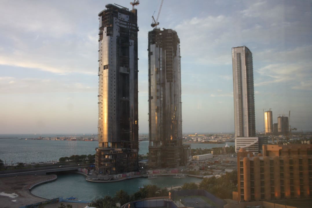 Blick vom Hotel Richtung Meer Sofitel Abu Dhabi Corniche