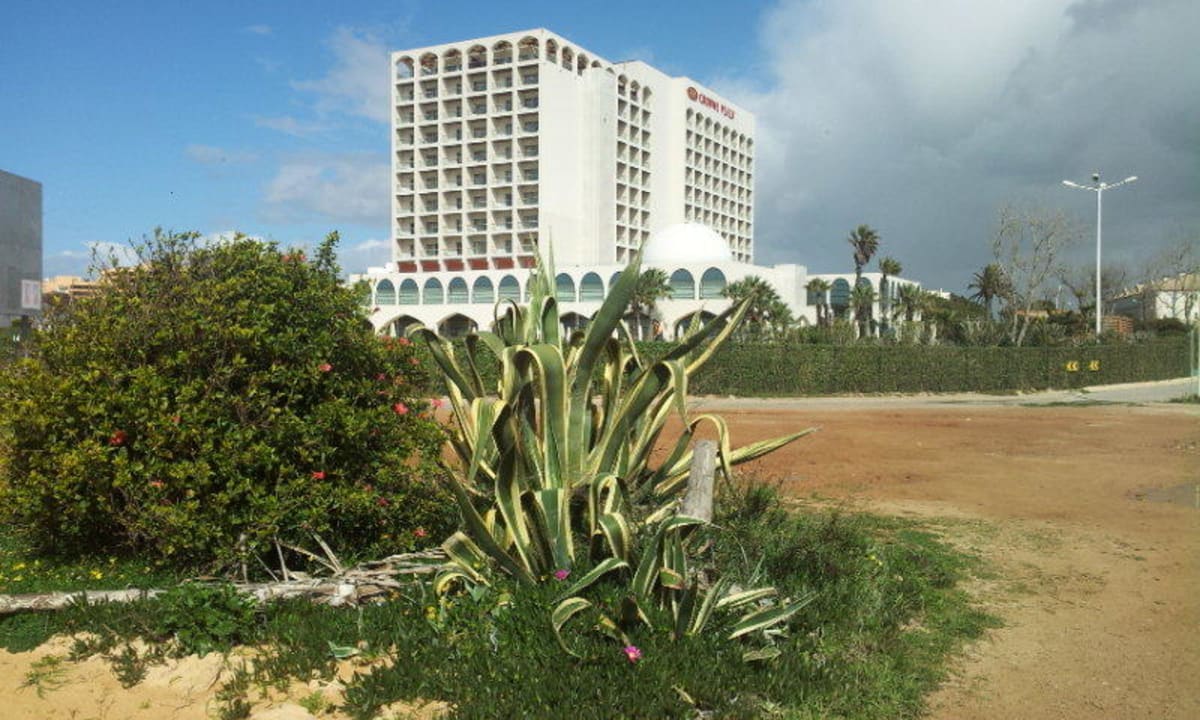 Blick vom Strand Crowne Plaza Vilamoura