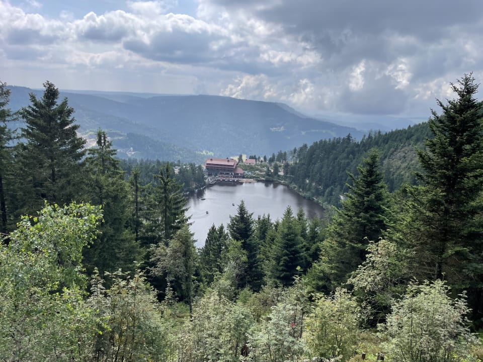 Ausblick Berghotel Mummelsee
