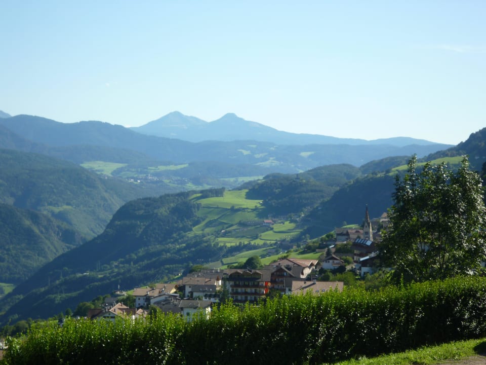 Blick zum Schwarz- und Weißhorn Gasthof Kircher Sepp