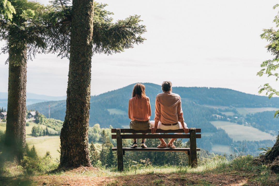 Ausblick Naturhotel Bauernhofer