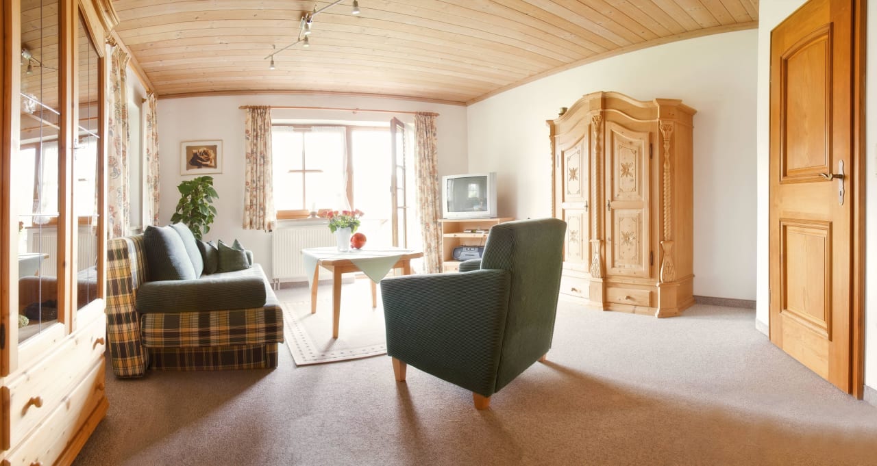 Das Wohnzimmer  Ferienwohnung Göhring