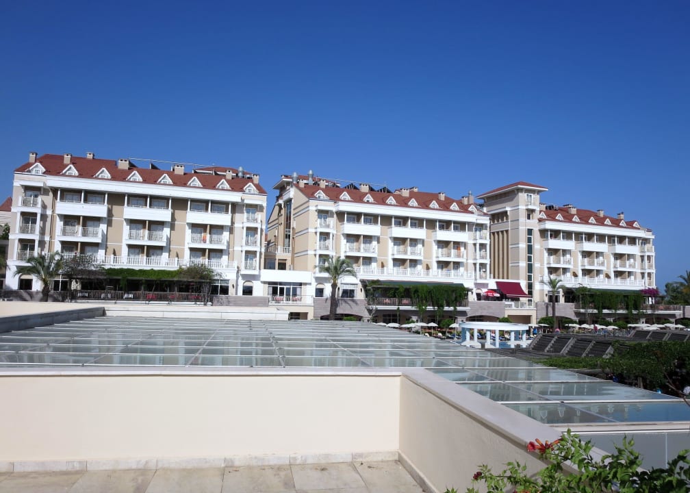 Ausblick von der Roma Bar Trendy Aspendos Beach Hotel