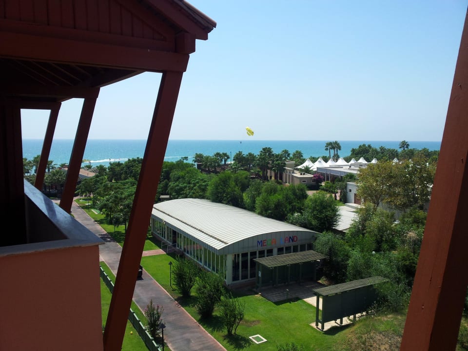 Ausblick von unserem Balkon Megasaray Club Belek