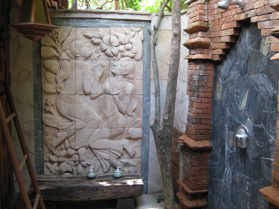 Dusche Pool Villa Santhiya Koh Phangan Resort & Spa