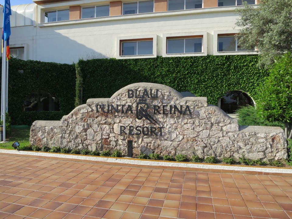 Am Eingang blau punta reina
