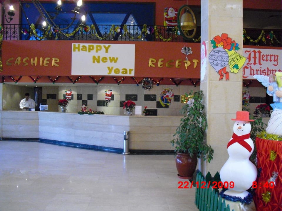 Weihnachtliche Lobby Giftun Azur Resort