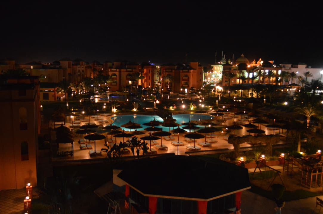 Bei Nacht Pickalbatros Aqua Park Resort - Hurghada