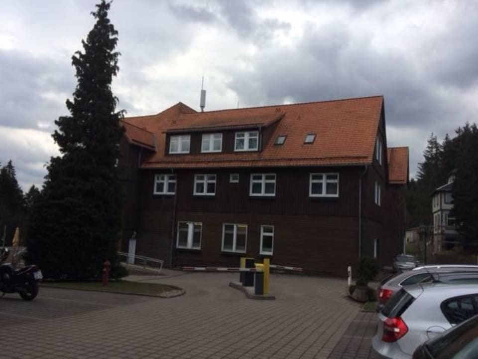 Blick vom Parkplatz Hotel Der Kräuterhof