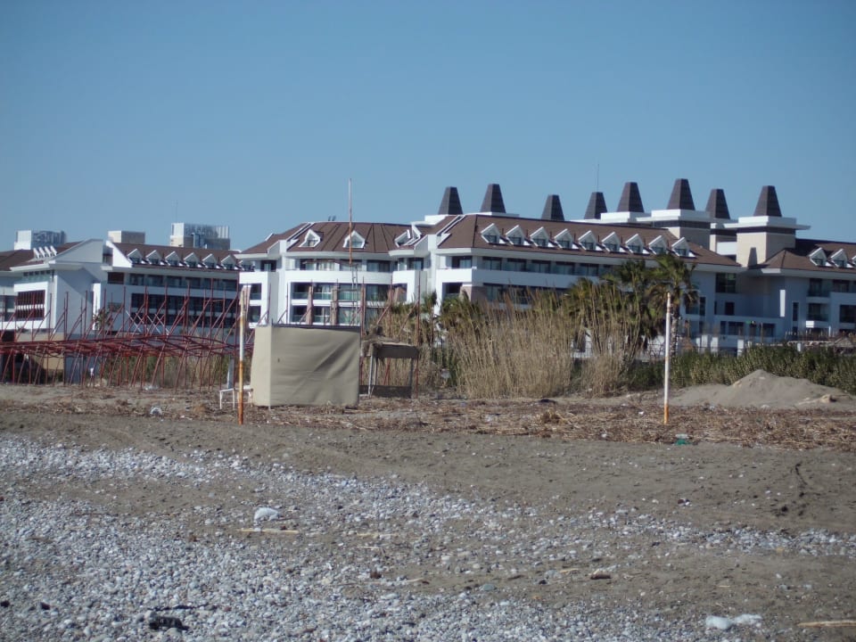 Hotelanlage vom Strand aus Sherwood Dreams Resort