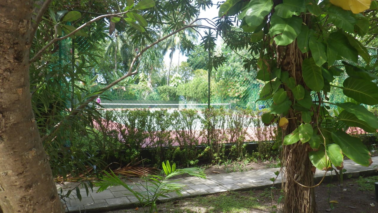 Tennisplatz Kuramathi Maldives