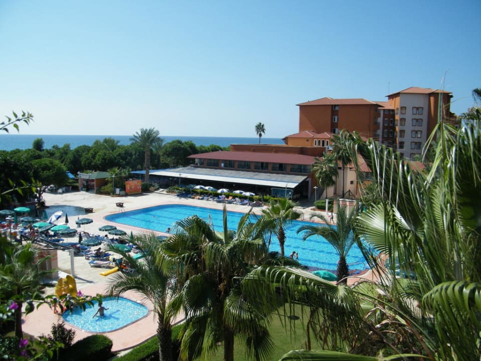 Blick vom Hotelzimmer Club Turtas Beach Hotel