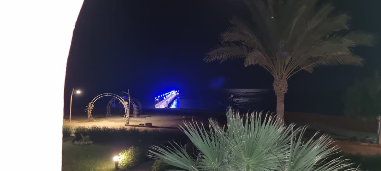 Ausblick Malikia Resort Abu Dabbab