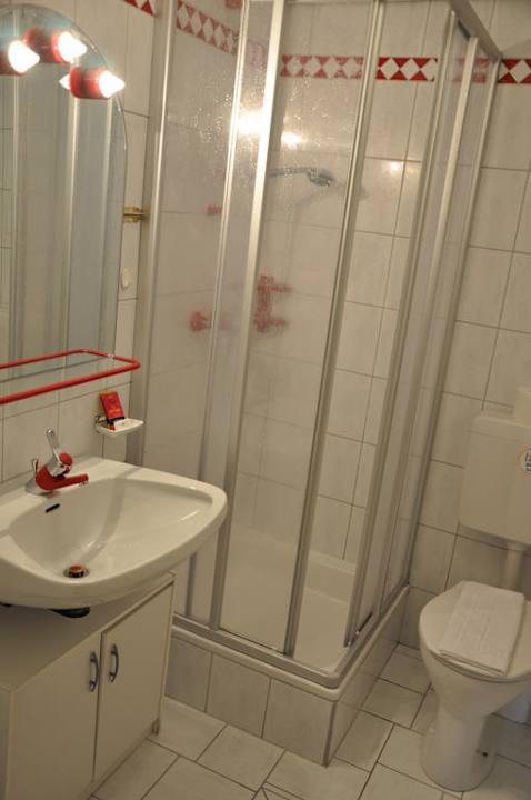 Badezimmer Hotel Habhof Garni