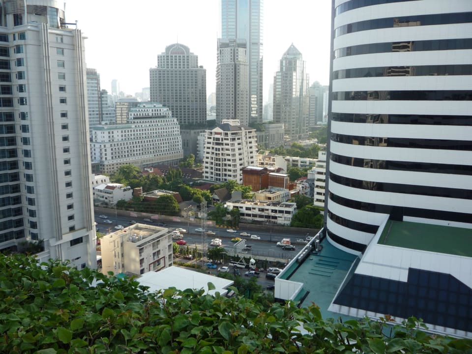 Výhled z balkonů na Bangkok JW Marriott Hotel Bangkok