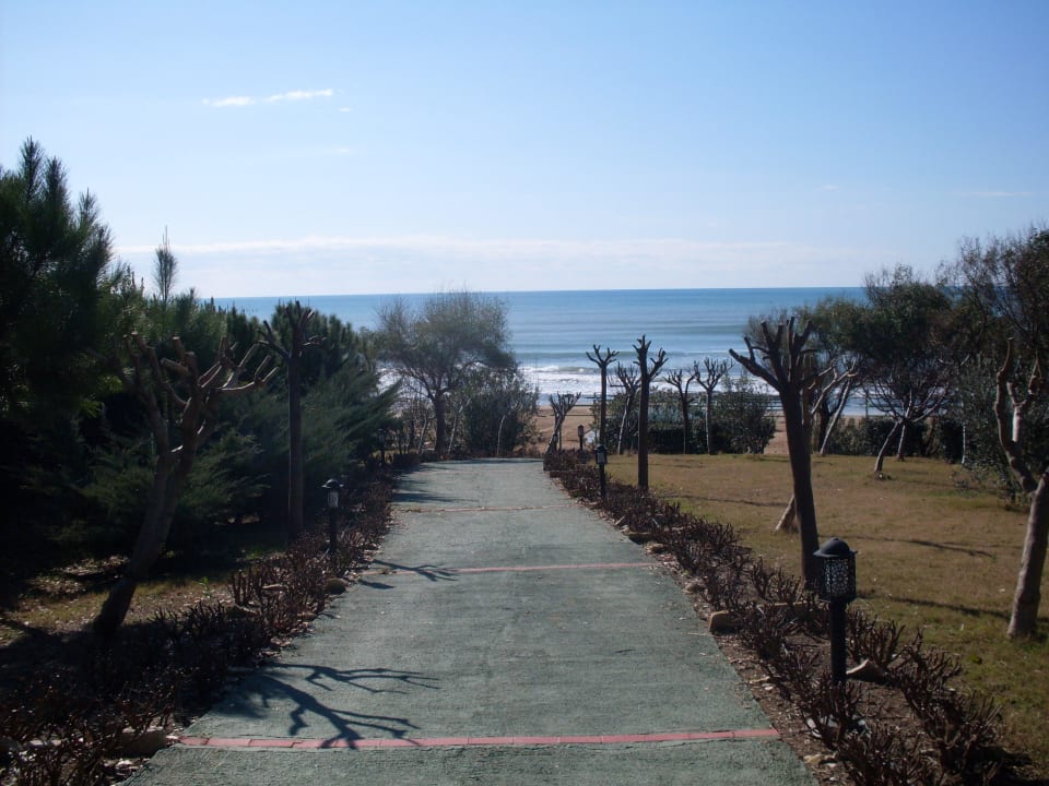 Zejście do plaży Trendy Aspendos Beach Hotel