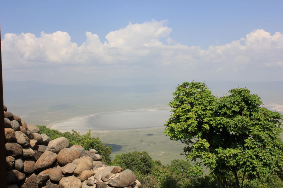 Aussicht vom Balkon Hotel Ngorongoro Serena Safari Lodge