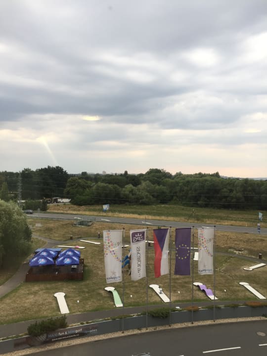 Ausblick Aquapalace Hotel Prague