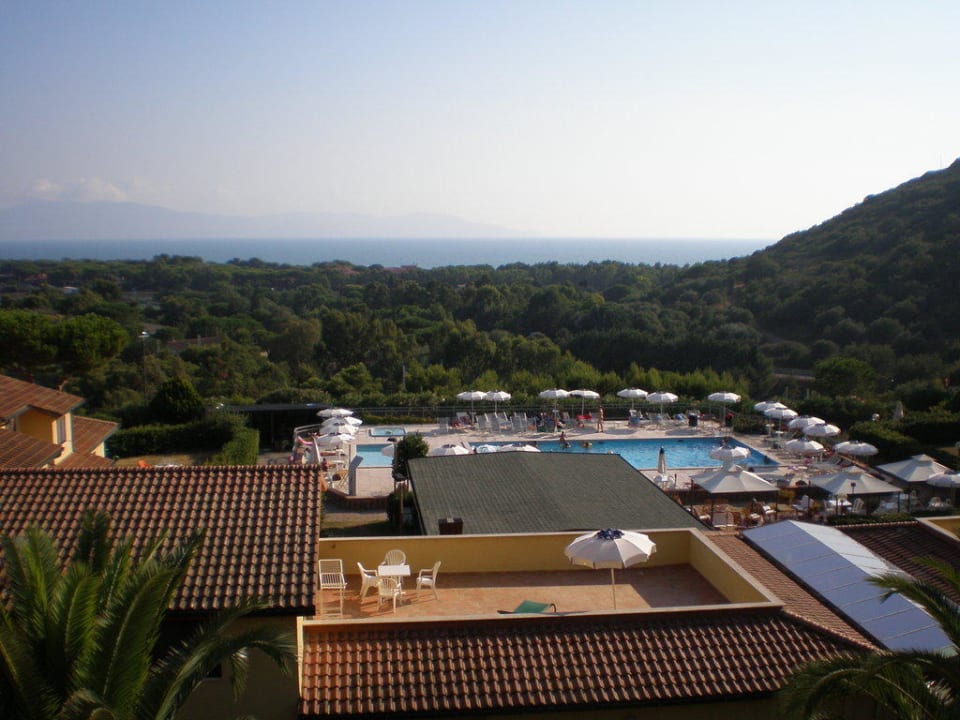 Und das letzte Ausblickbild in Richtung Meer! Argentario Osa Resort