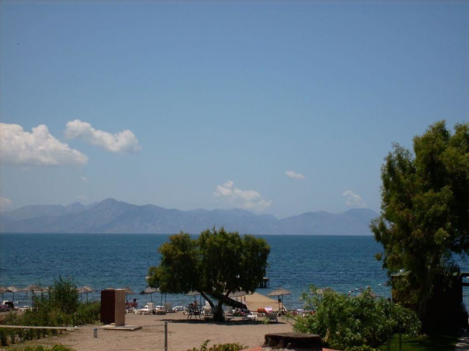 Blick von der Bar zum Strand Tiana Beach Resort