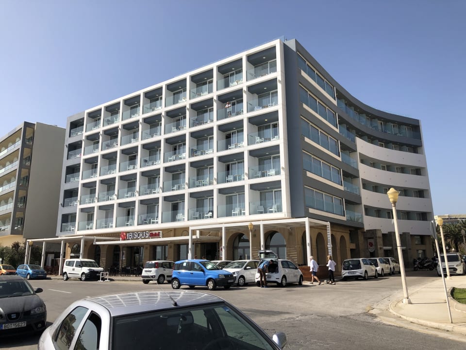 Außenansicht Ibiscus Hotel Rhodos