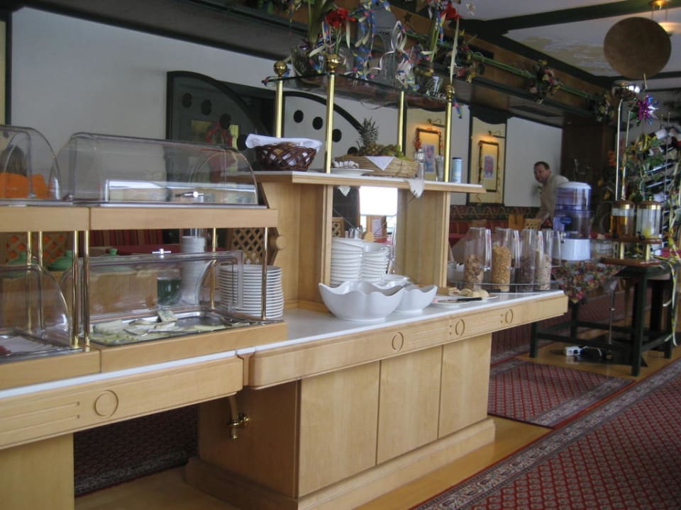 Teil des Frühstücksbuffets Hotel Mosermandl