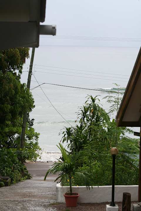 Blick vom Zimmer zum Meer Guesthouse The Beach House