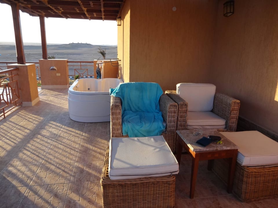 Terrasse vom Zimmer Shams Prestige Abu Soma-Adults Only