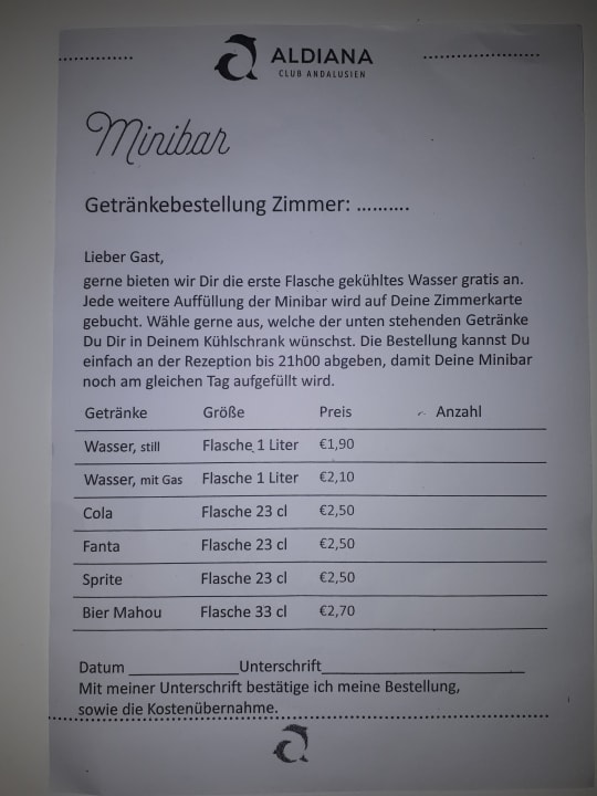 Zimmer Aldiana Club Andalusien