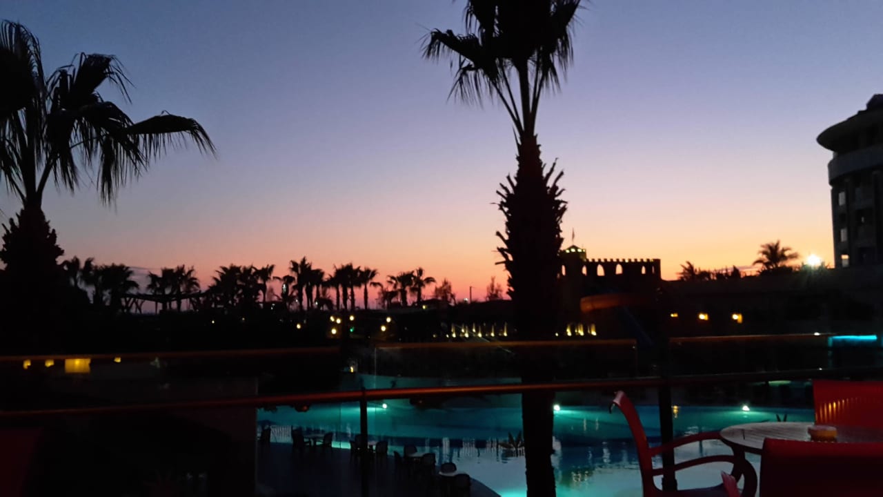 2016 Februar Sonnenuntergang Aydinbey Kings Palace & Spa