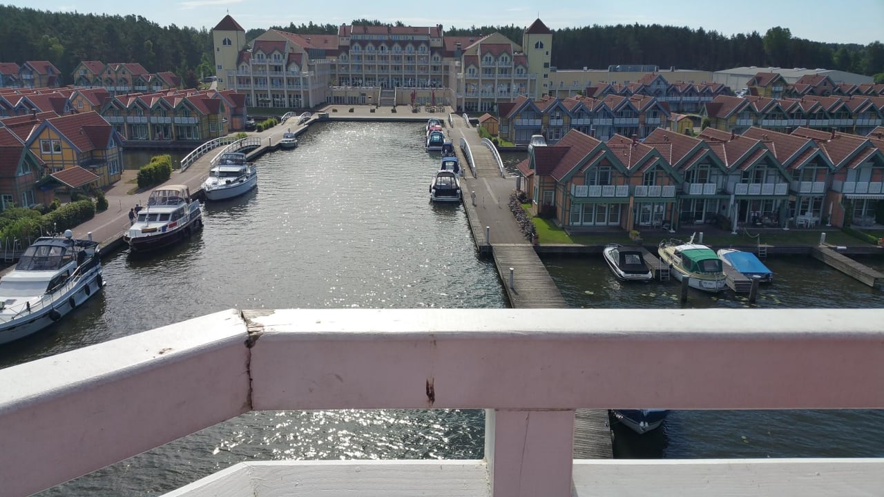 Blick vom Leuchtturm Precise Resort Hafendorf Rheinsberg