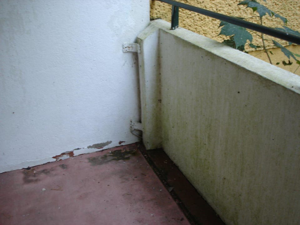 Zustand Balkon Hotel Seegarten