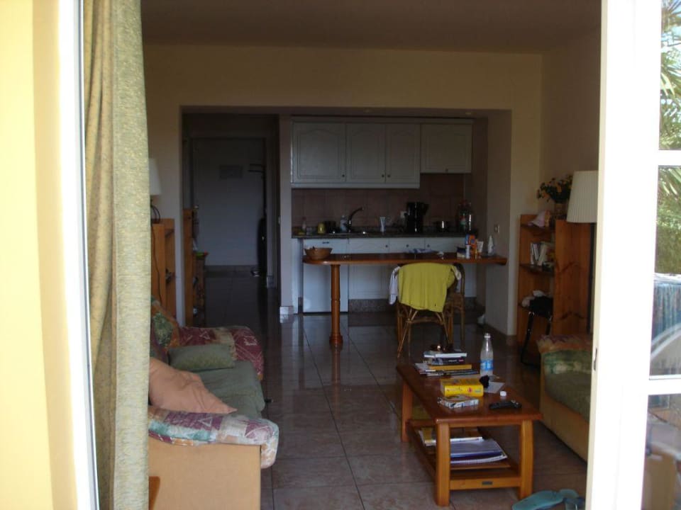 Blick von der Terrasse in die Wohnung Hotel Paraiso del Conde