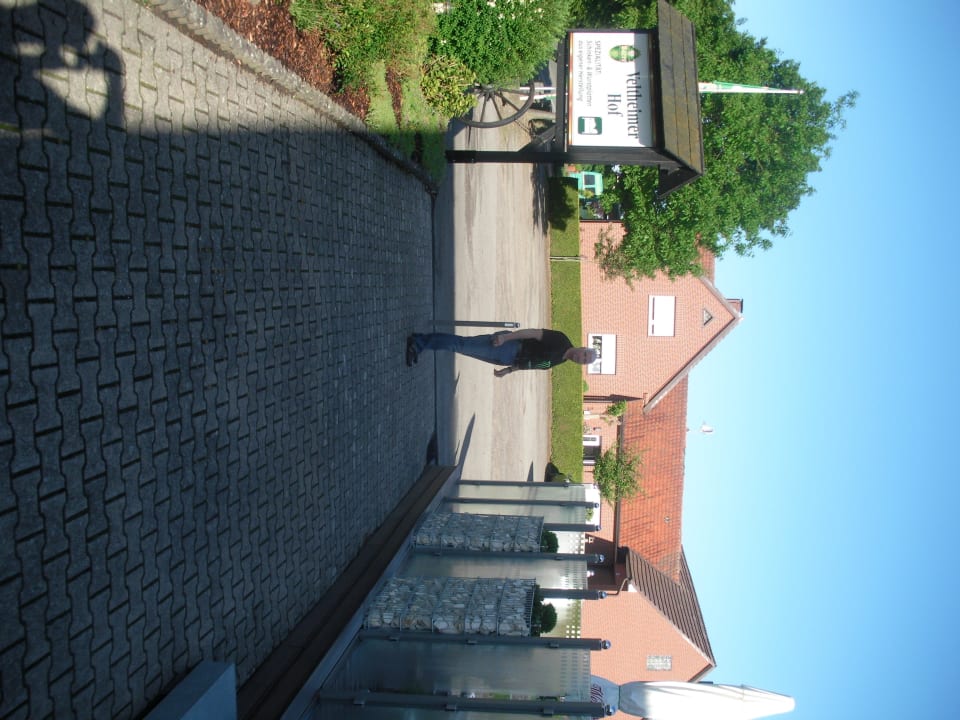 Blick vom Restaurant Hotel Veltheimer Hof