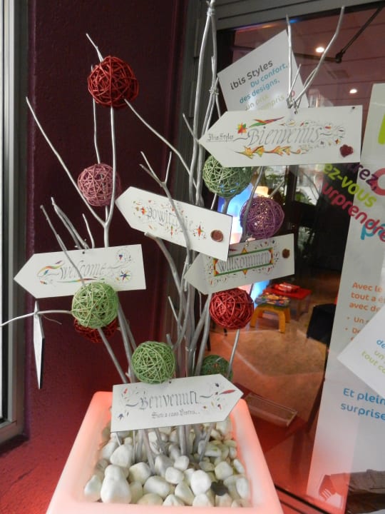 Eingangsbereich Hotel ibis Styles Blois Centre Gare