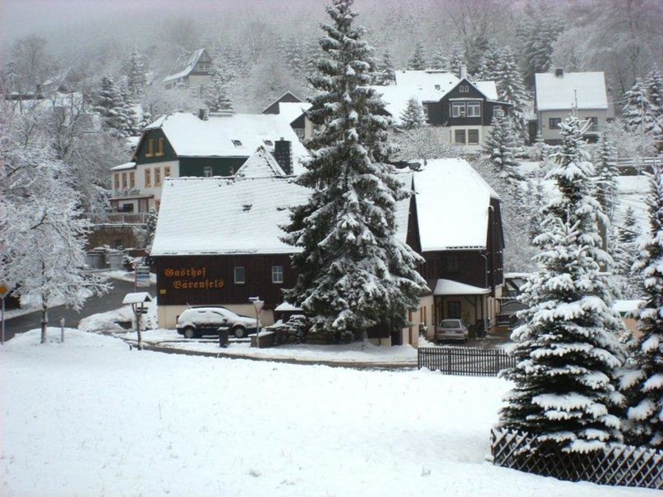 Der Gasthof im Winter 2008 Naturhotel Gasthof Bärenfels