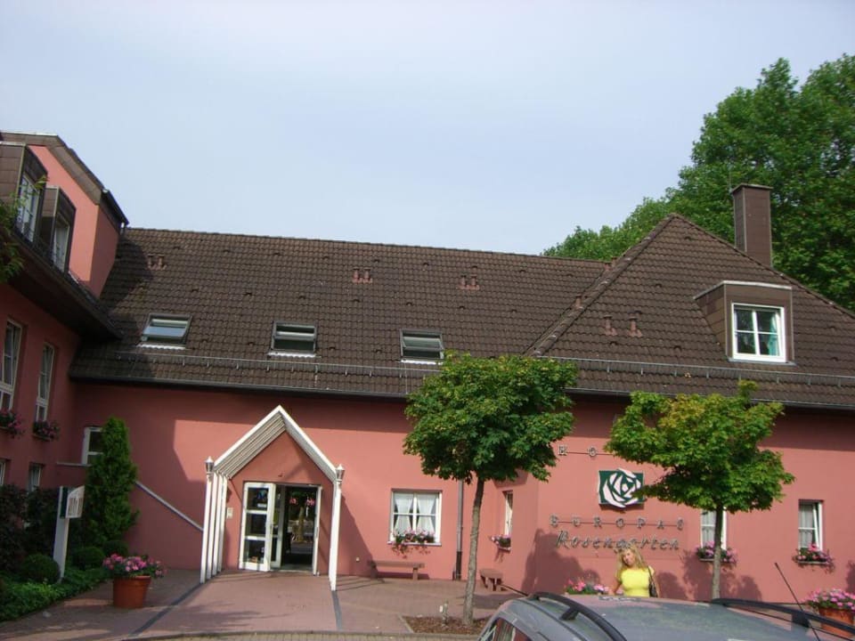 Hoteleingang Hotel Rosengarten