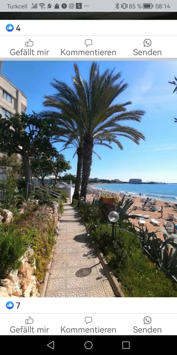 Außenansicht Aska Hotel Just in Beach