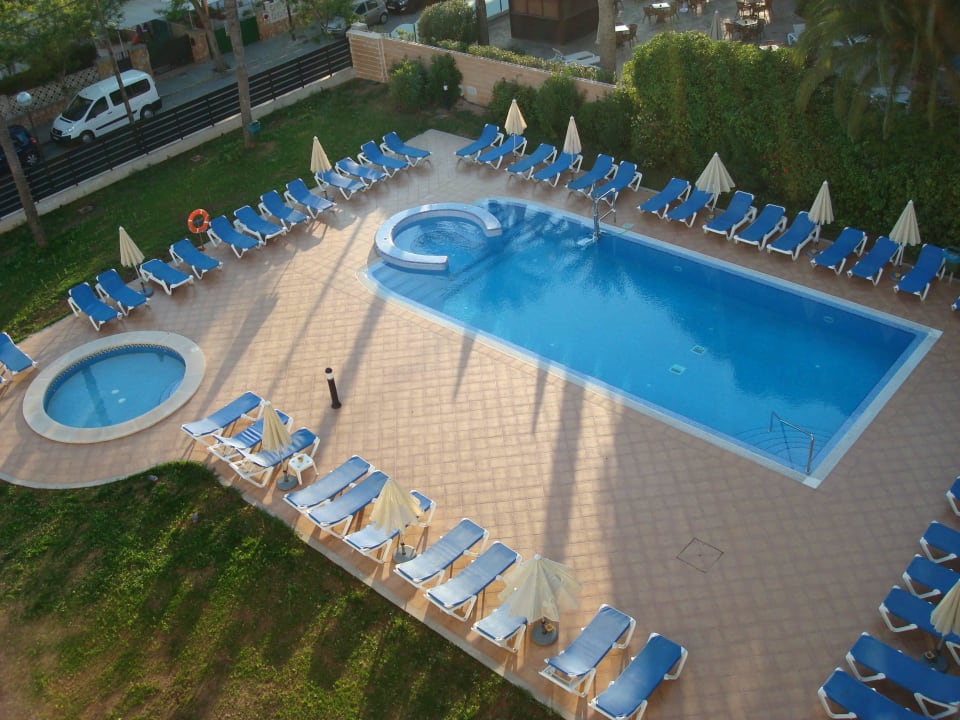 Blick vom Balkon 4. Stock Hotel Luxor
