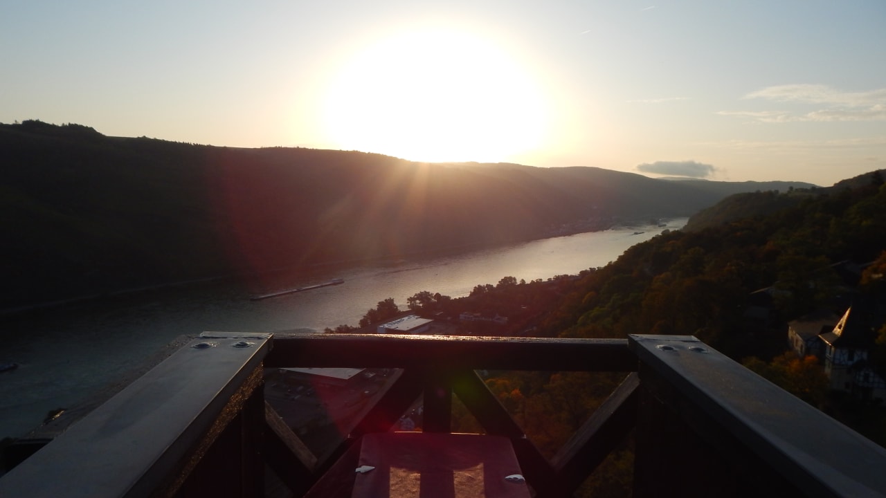Ausblick Burghotel Auf Schönburg