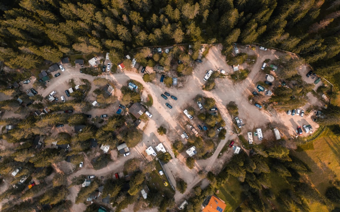 Außenansicht Residence Camping Sass Dlacia