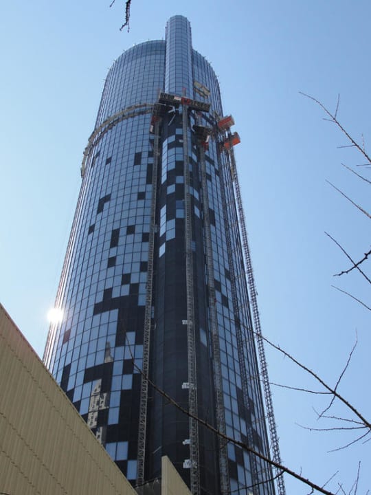 Ausbesserung hat begonnen Hotel The Westin Peachtree Plaza